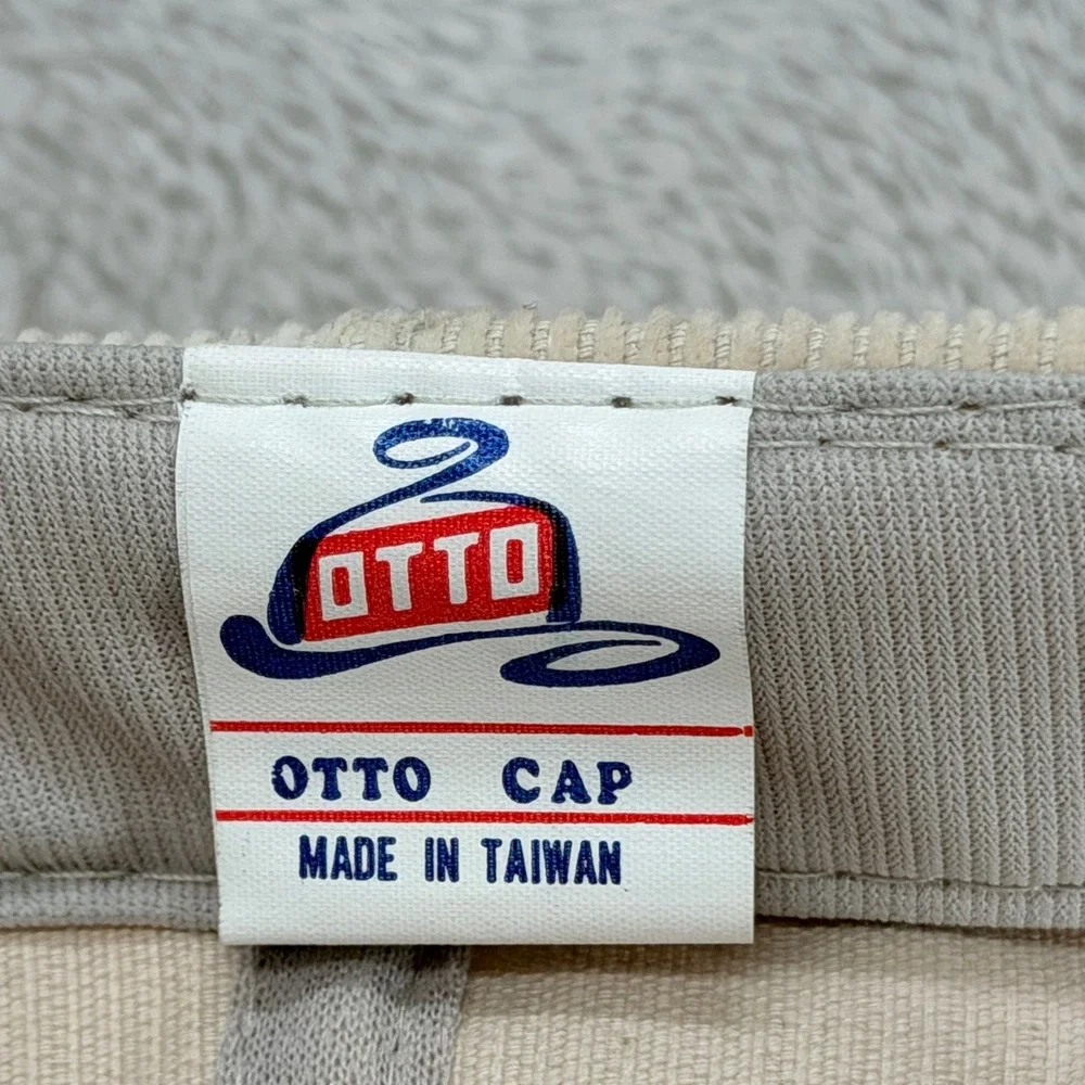VTG Otto Cap‎ Oakland Raiders NFL Snapback Hat Mens OSFA Beige Preowned Corduroy